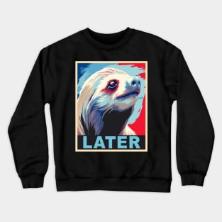 Funny Sloth Gifts Men Women Kids Sloth Crewneck Sweatshirt